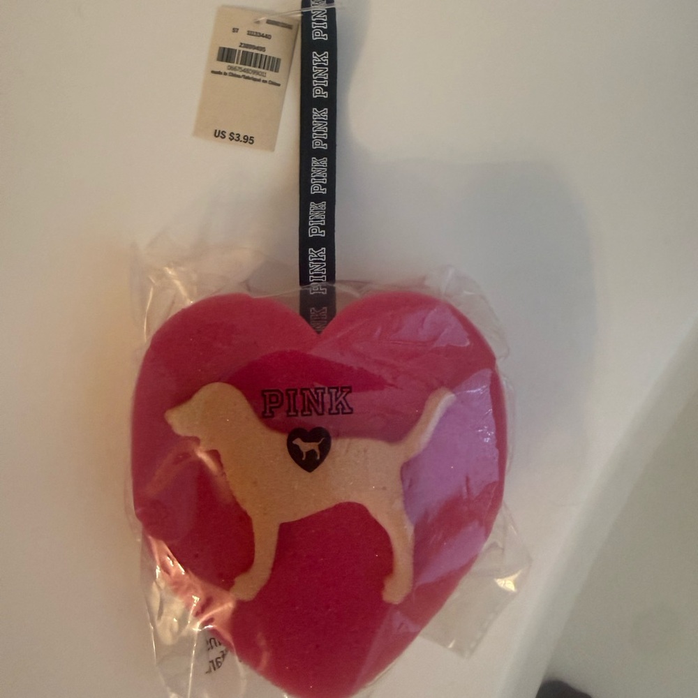 PINK Victoria's Secret Heart Bath Sponge (5 for $25)